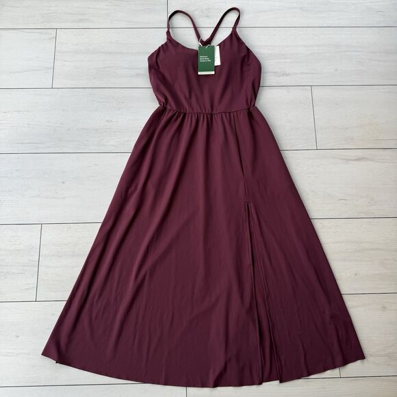 HALARA Dresses & Skirts - Halara Womens Small Softlyzero Airy Everyday Midi Chill Dress Purple Pockets New